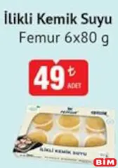 FEMUR İLİKLİ KEMİK SUYU 6X80 G fiyat ve kampanya bilgisi